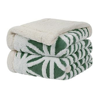 Soft Snowflake Sherpa Fleece Throw Blanket Throw 50"x60"