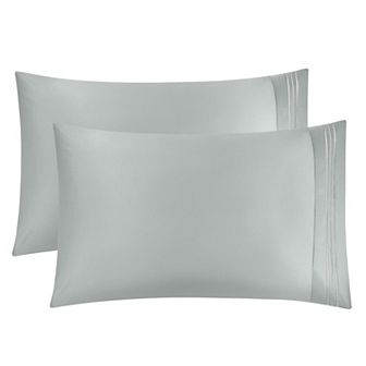 100% Long-Staple Combed Cotton Embroidered Pillow Cases 2 pc King 20"x36"