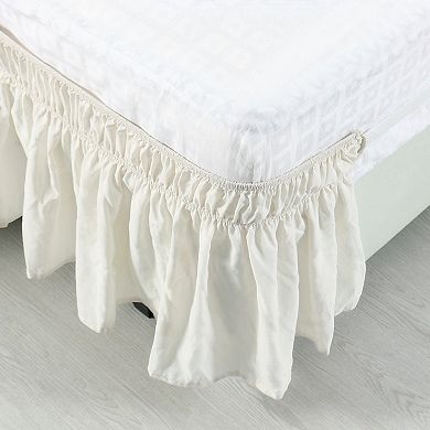 Wrap Around Polyester Dust Ruffle Bed Skirts Twin 39" x 75"