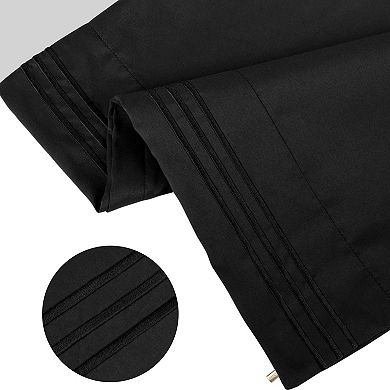 Microfiber Body Pillowcases 2 Pcs Embroidery Zipper Closure Body 20"x48"