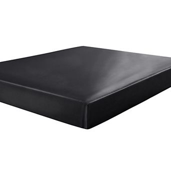 Satin Fitted Sheet, Silky 12" Deep Pocket Bed Sheet Soft Luxury Queen 79" x 60"(L*W)