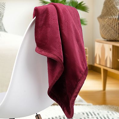 Flannel Fleece Blanket Soft Warm Luxury Hemmed 23"x30"