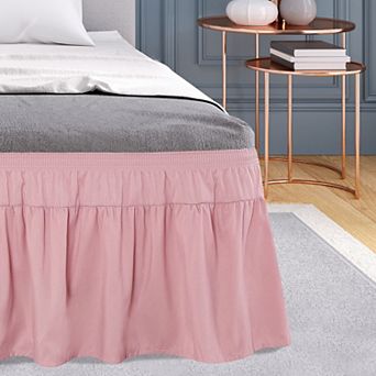 Ruffled Polyester Brushed Soft Platform 16" Drop Bed Skirts Twin 39" x 75"