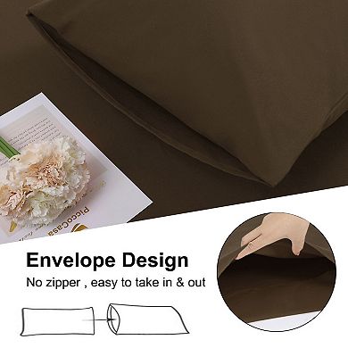 Pillow Cover No Zipper For Long Bolster Pillowcase Body 20"x54"
