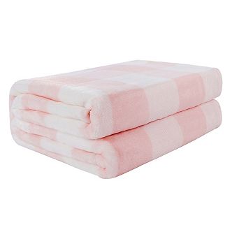 Plaid Flannel Fleece Buffalo Soft Plush Blankets Throw 50"x60"