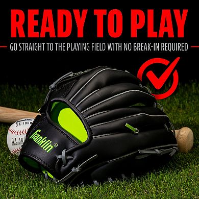 Franklin Sports Fieldmaster Midnight 12-in. Left Hand Throw Baseball and Softball Glove
