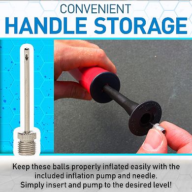 Franklin Sports 6-pk. Grip-Rite 100 Junior Football & Pump Set