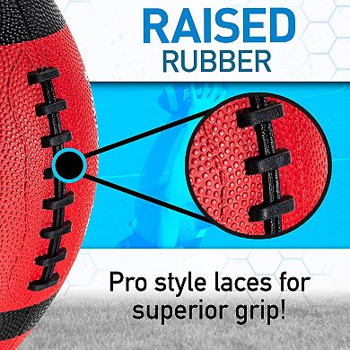Franklin Sports 6-pk. Grip-Rite 100 Junior Football & Pump Set