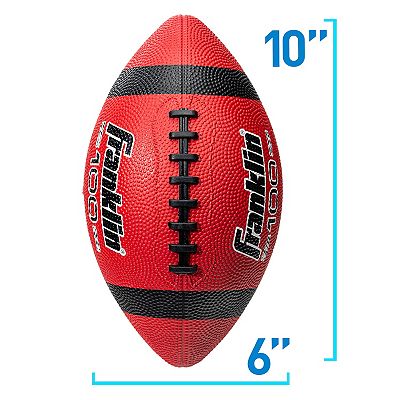 Franklin Sports Grip-Rite Lot de 12 ballons de football en cuir synthétique pour enfant Bleu/blanc