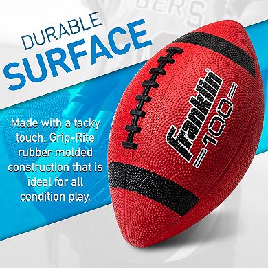 Franklin Sports 6-pk. Grip-Rite 100 Junior Football & Pump Set