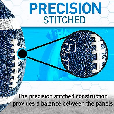 Franklin Sports Grip-Rite 1000 Junior Footballs - 12 Pack with Pump