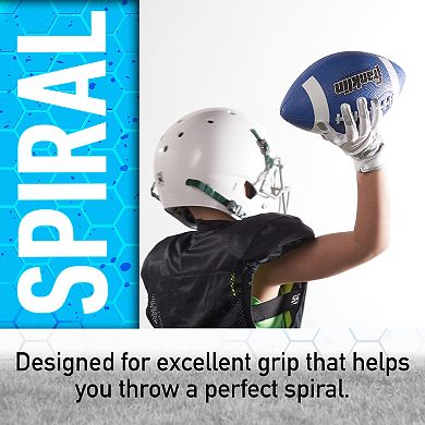 Franklin Sports Grip-Rite 1000 Junior Footballs - 12 Pack with Pump