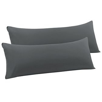 Set of 2 Body Pillow Cover Envelope Closure Microfiber Body 20"x54"