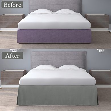 Classic Pleated Tailored Styling Dust Ruffled Bed Skirts 1 Pc Twin 39" x 75"