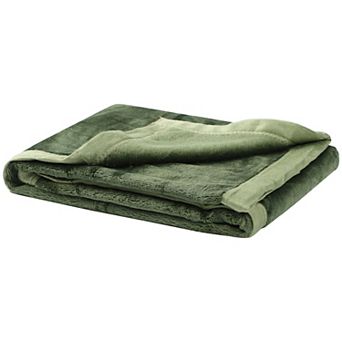 Solid Print Microfiber Bed Blanket Lightweight Plush Microfiber Soft Blanket 1 pc 30"x40"