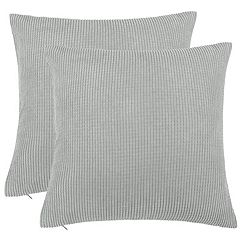 Farmlyn Creek Set Of 4 Plaid Throw Pillow Covers, 18x18 Inch