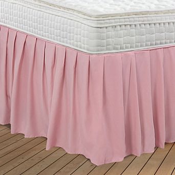 Brushed Microfiber Bed Skirt, Elastic Dust Ruffle Queen 60" x 80"