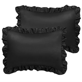 2 pc Satin Silk Pillow Cases Cover Housewife Cushion Queen 20"x30"
