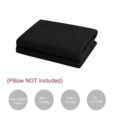 2 Packs Microfiber Pillowcases with Envelope Closure Queen 20" x 30"