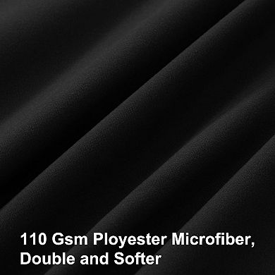 2 Packs Microfiber Pillowcases with Envelope Closure Queen 20" x 30"