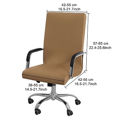 Stretch Office Chairs Covers With Zippers And Bottom Strips