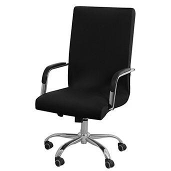 Stretch Office Chairs Covers with Zippers and Bottom Strips