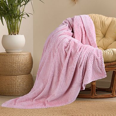 Flannel Fleece Blanket, Microfiber Fuzzy Plush Blankets for Sofa, Throw 50"x60"