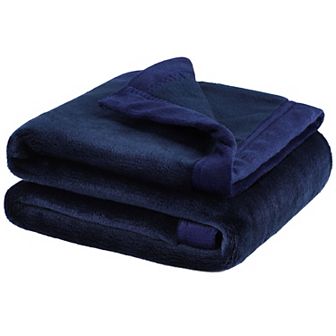 Flannel Fleece Blanket Soft Warm Wide Hemmed 23"x30"