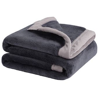 Flannel Fleece Blanket Soft Warm Wide Hemmed 23"x30"