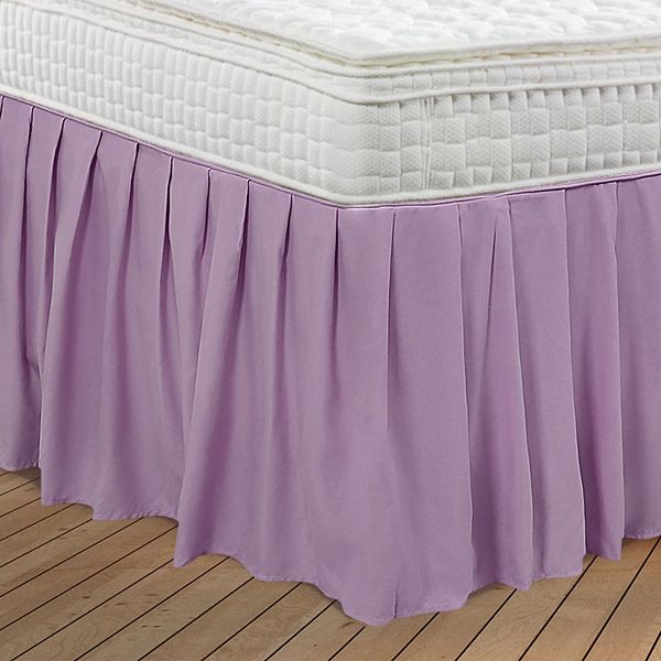 Ruffled Bed Skirts Polyester Brushed Soft Platform 16" Drop King 78" x 80"