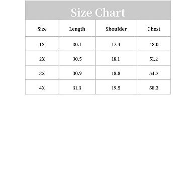 Women's Plus Size Summer Solid Cap Short Sleeve Chiffon Blouse