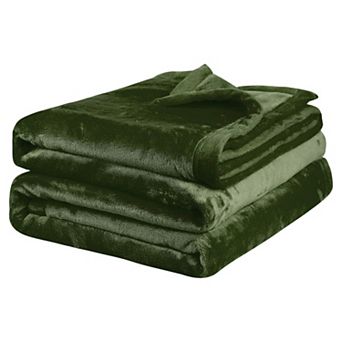 Flannel Fleece Blanket for All Seasons, Wide Hemmed Luxury TwinxL 65"x90"