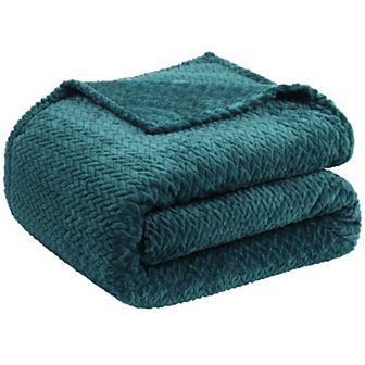 Luxury Soft Flannel Fleece Blanket Chevron Pattern Bed Sofa Throw Couch Cover Twin 60"x78"