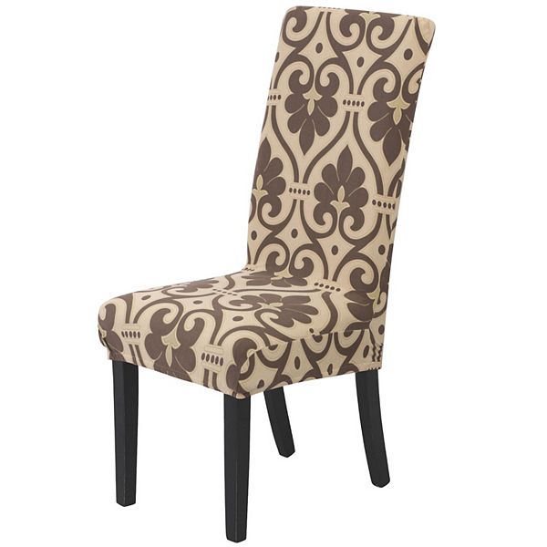 Removable Stretch Dining Chair Cover Protector Short Seat Slipcover