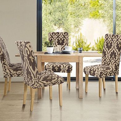 Removable Stretch Dining Chair Cover Protector Short Seat Slipcover