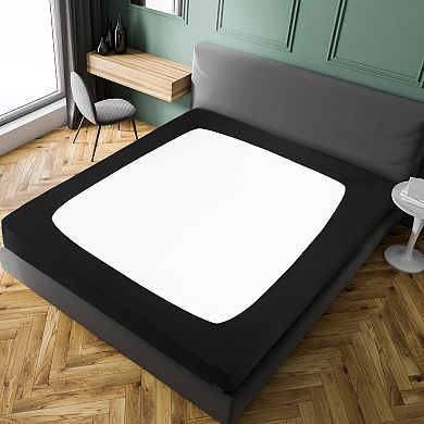 Box Spring Cover Wrap Around 4 Sides Bed Skirt Stretchy Queen 60" x 80" x 14"(W*L*H)