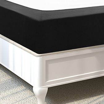 Box Spring Cover Wrap Around 4 Sides Bed Skirt Stretchy Queen 60" x 80" x 14"(W*L*H)