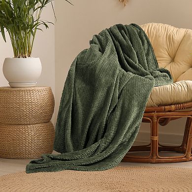 Flannel Fleece Throw Blanket Throw 50"x60"
