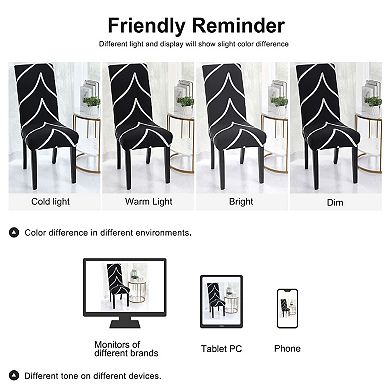 Dining Chair Cover Stretch Chair Slipcover Bar Stool Seat Protector