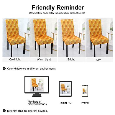 Dining Chair Cover Stretch Stool Slipcover Chair Seat Protector