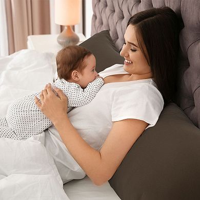 Body Brushed Zipper Closure Soft 110 Gsm Brushed Microfiber Pillowcase Body 20" x 60"