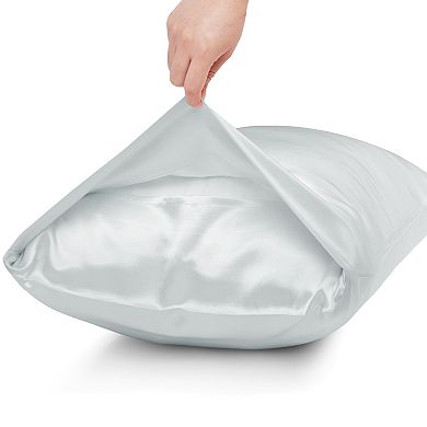 19 Momme Silk Pillowcase with Eye Cover Set Standard 20" x 26"