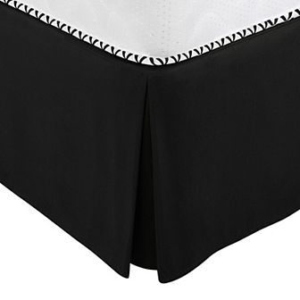 Pleated Ruffle Bed Skirts with 14" Drop, Queen 60" x 80"