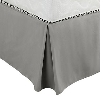 Pleated Ruffle Bed Skirts with 14" Drop, Queen 60" x 80"