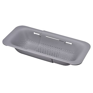 Collapsible Colander Kitchen Over the Drain Strainer Extendable Basket