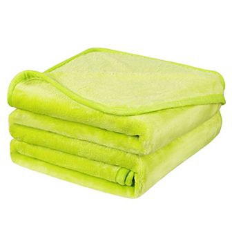 Flannel Fleece Blanket for All Seasons Luxury Comfy for Couch King 90"x108"