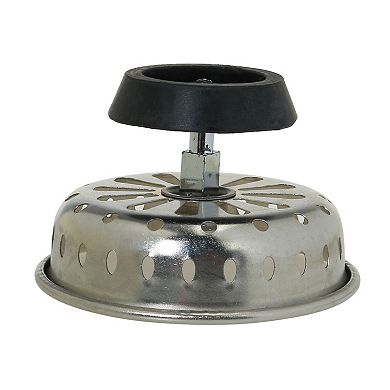 2pcs 2.9" Diameter Water Drain Stopper Sink Basin Strainer Disposal Stopper Silver Tone