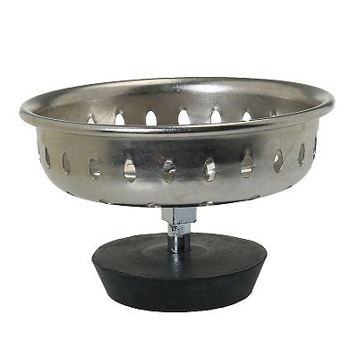 2pcs 2.9" Diameter Water Drain Stopper Sink Basin Strainer Disposal Stopper Silver Tone