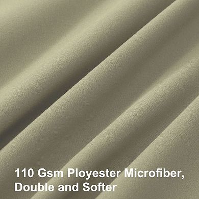 Luxury 1800 Brushed Microfiber Pillow Cases 2 Pcs Travel 20" x 14"