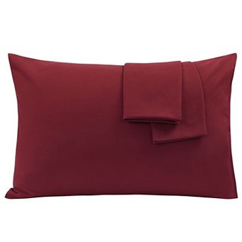 Luxury 1800 Brushed Microfiber Pillow Cases 2 pc Travel 20" x 14"